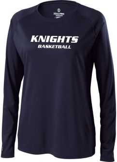 Holloway Ladies Spark L/S Shirt, Navy